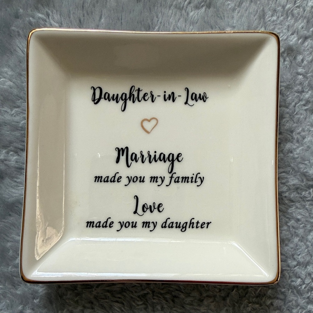 Daughter-in-Law Ceramic Jewelry Dish